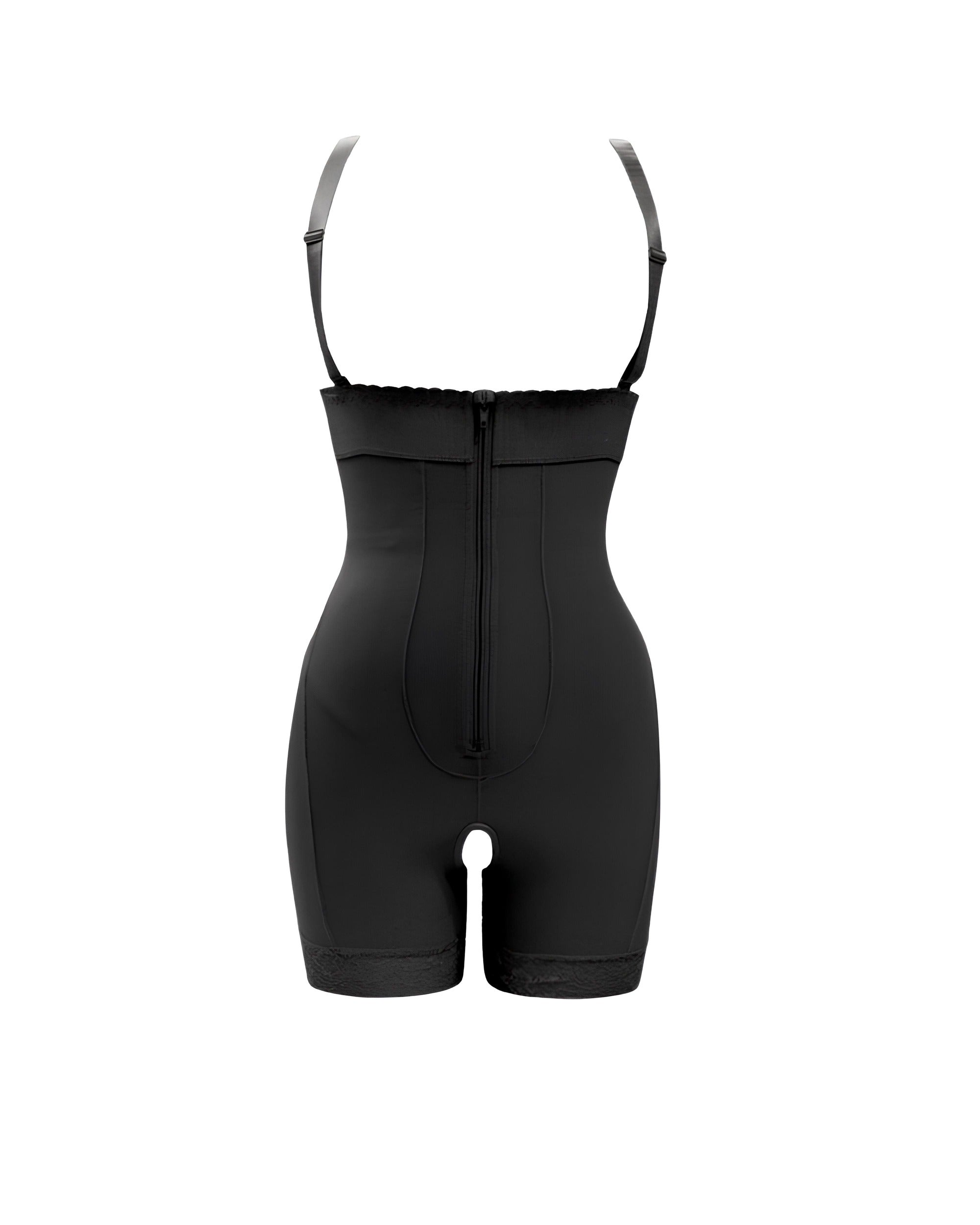 Sculpt silk zip short