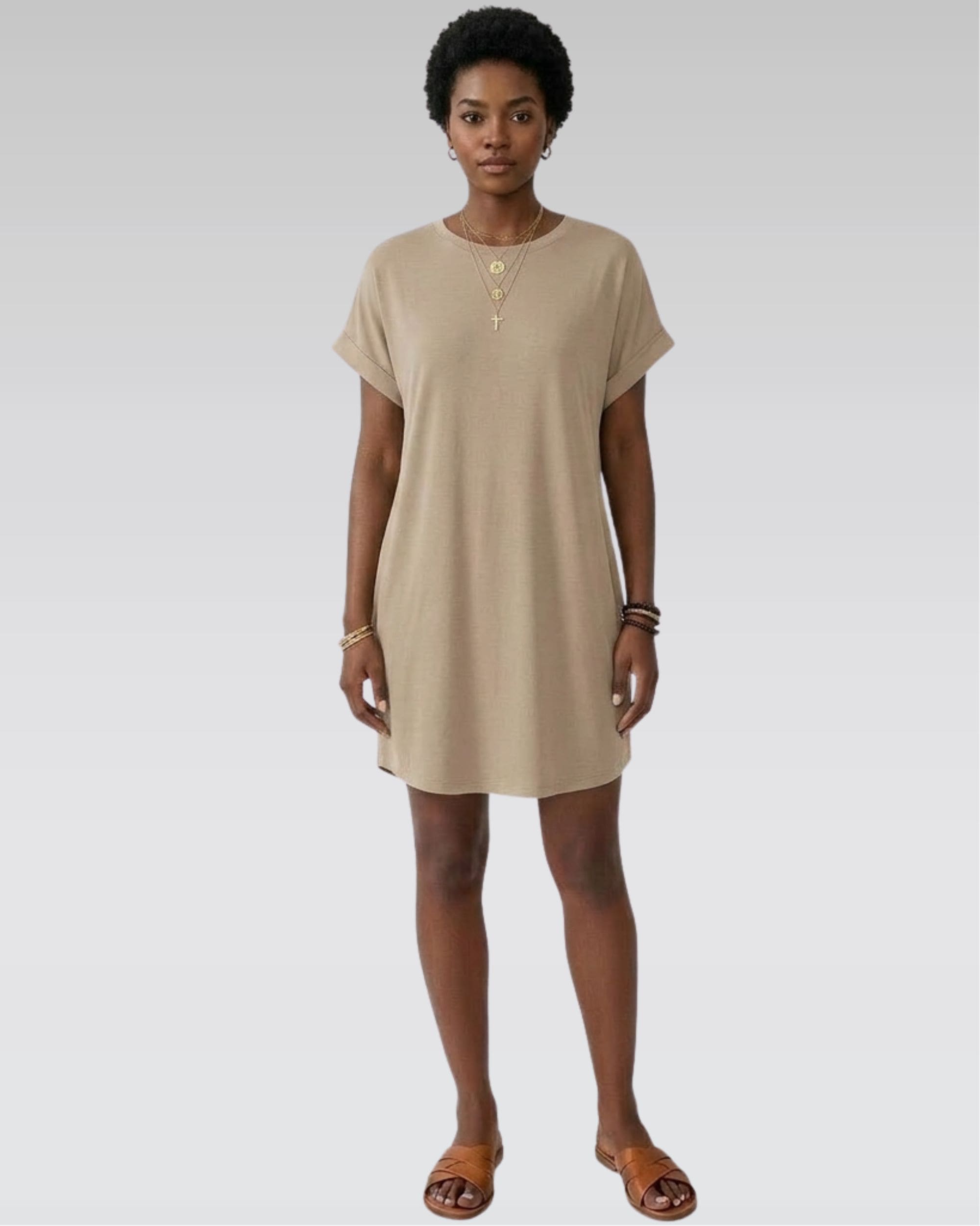 Mini vestido camiseta Relaxe