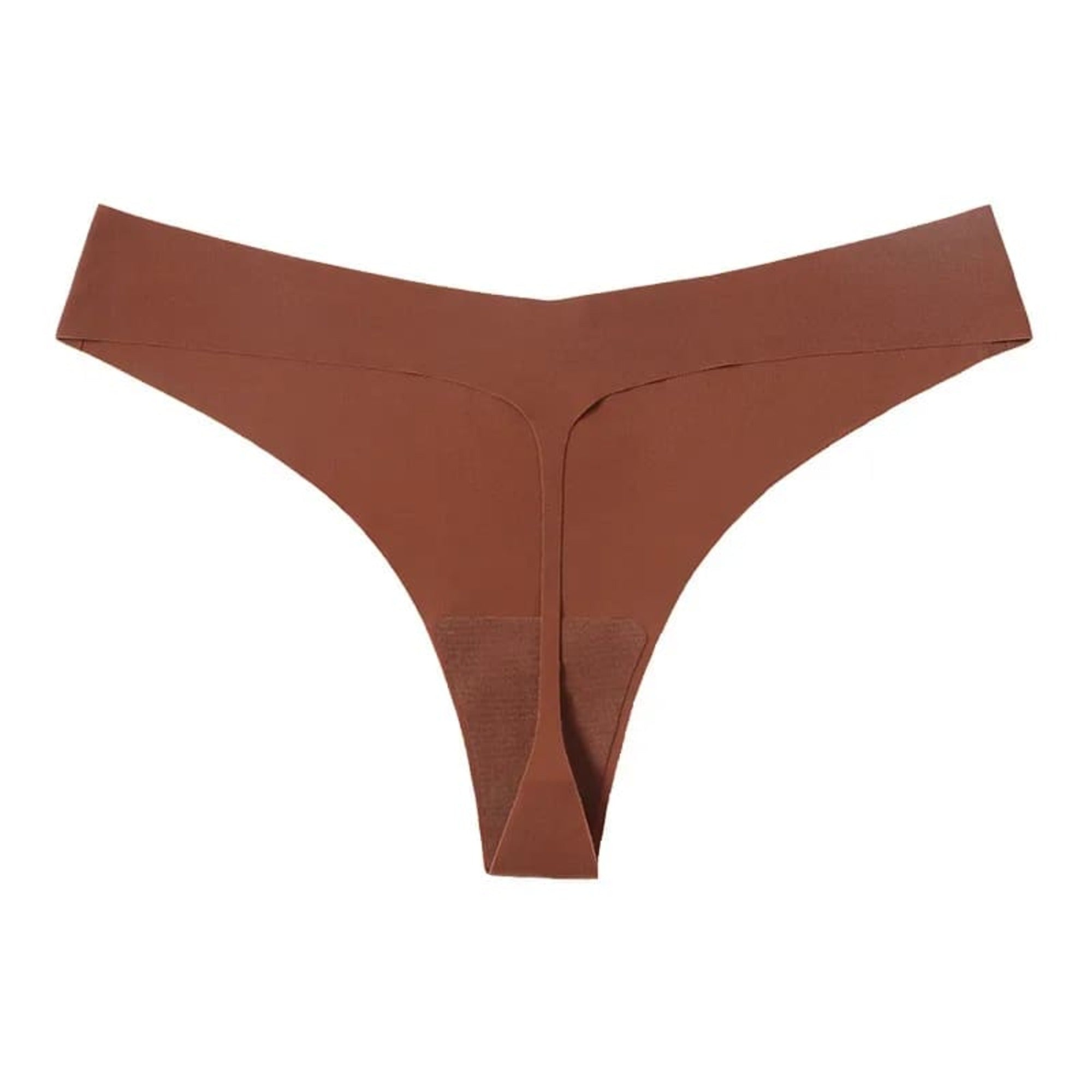 Ultra-thin seamless thong