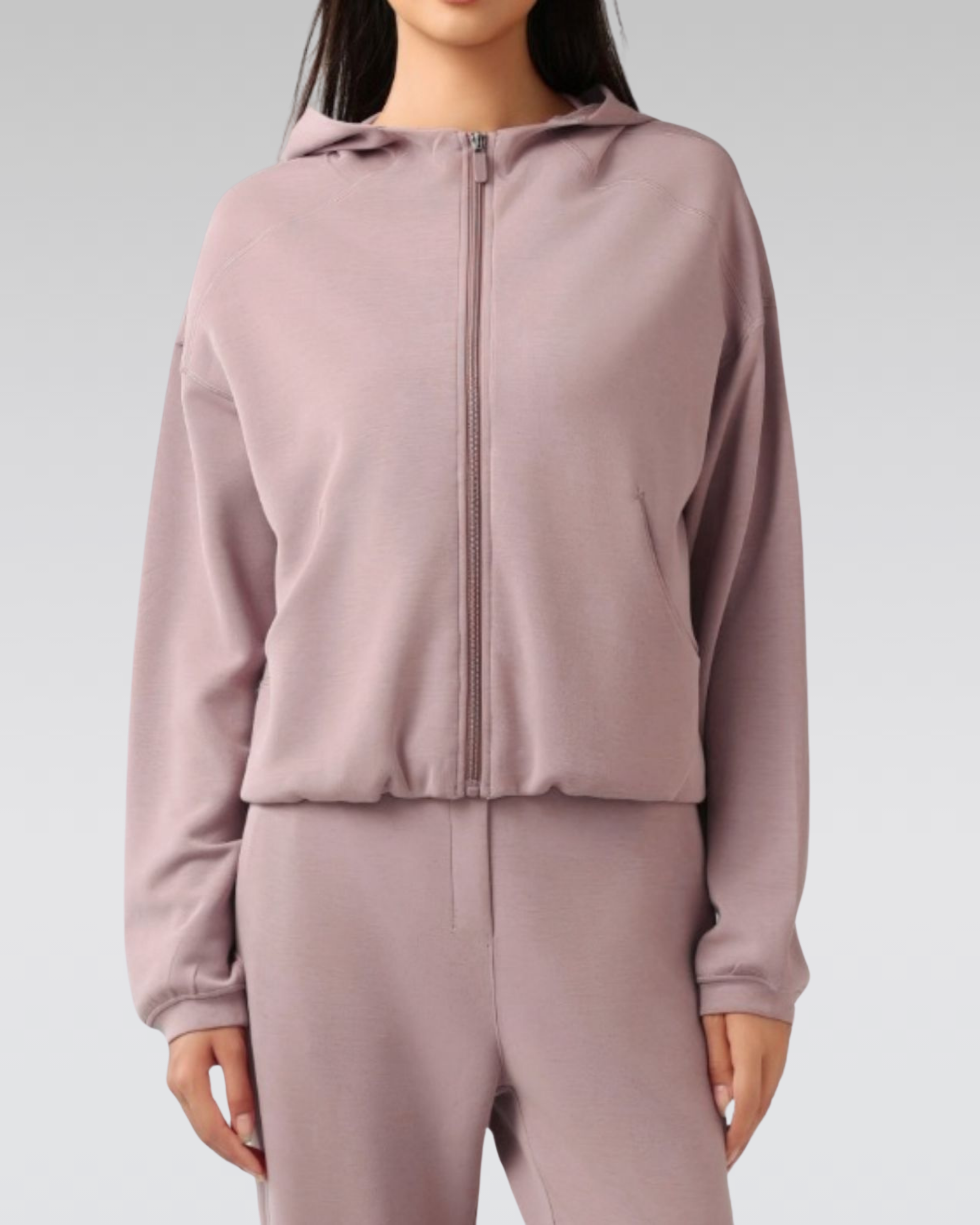 Essential zip hoodie