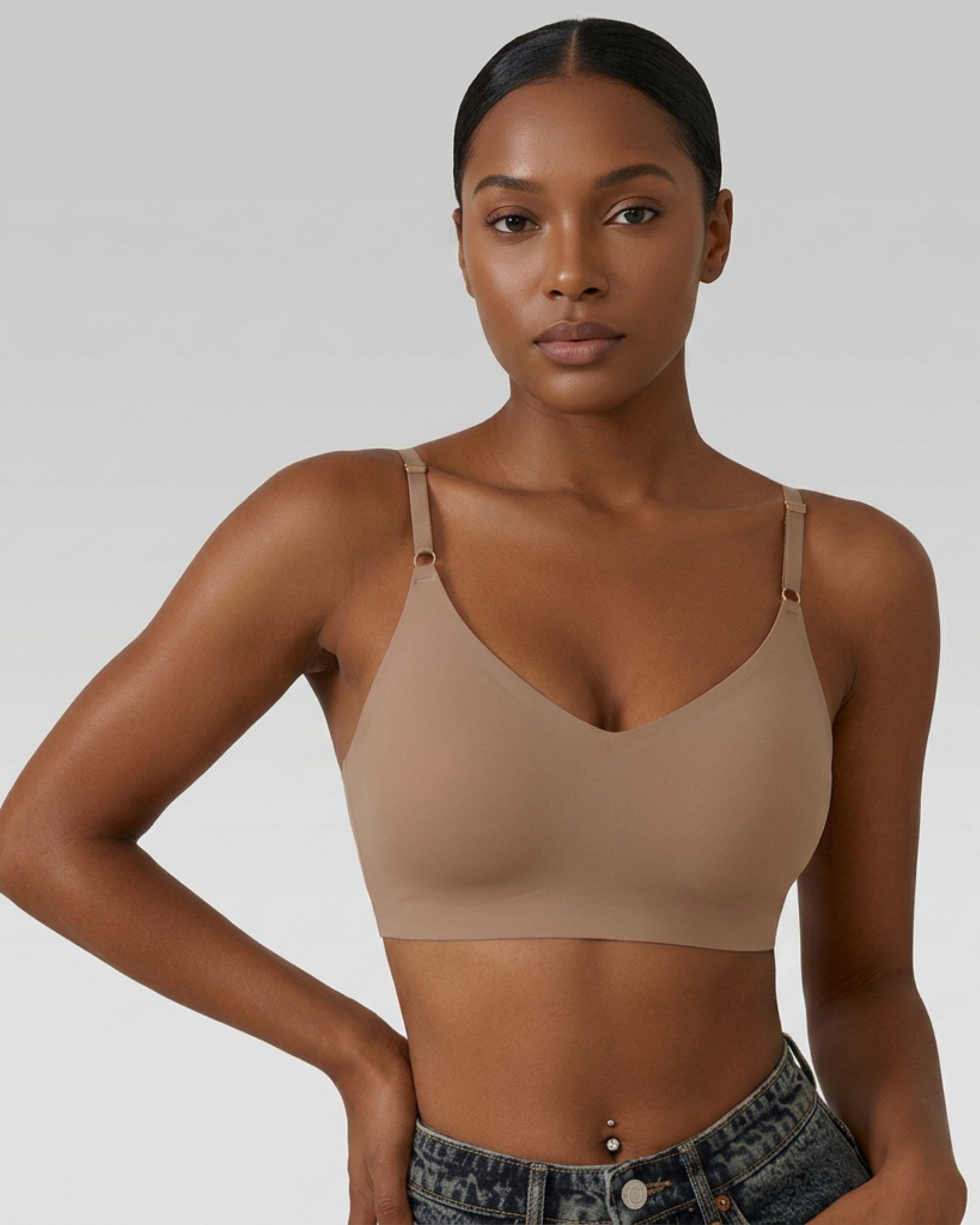 Unlined push up bra