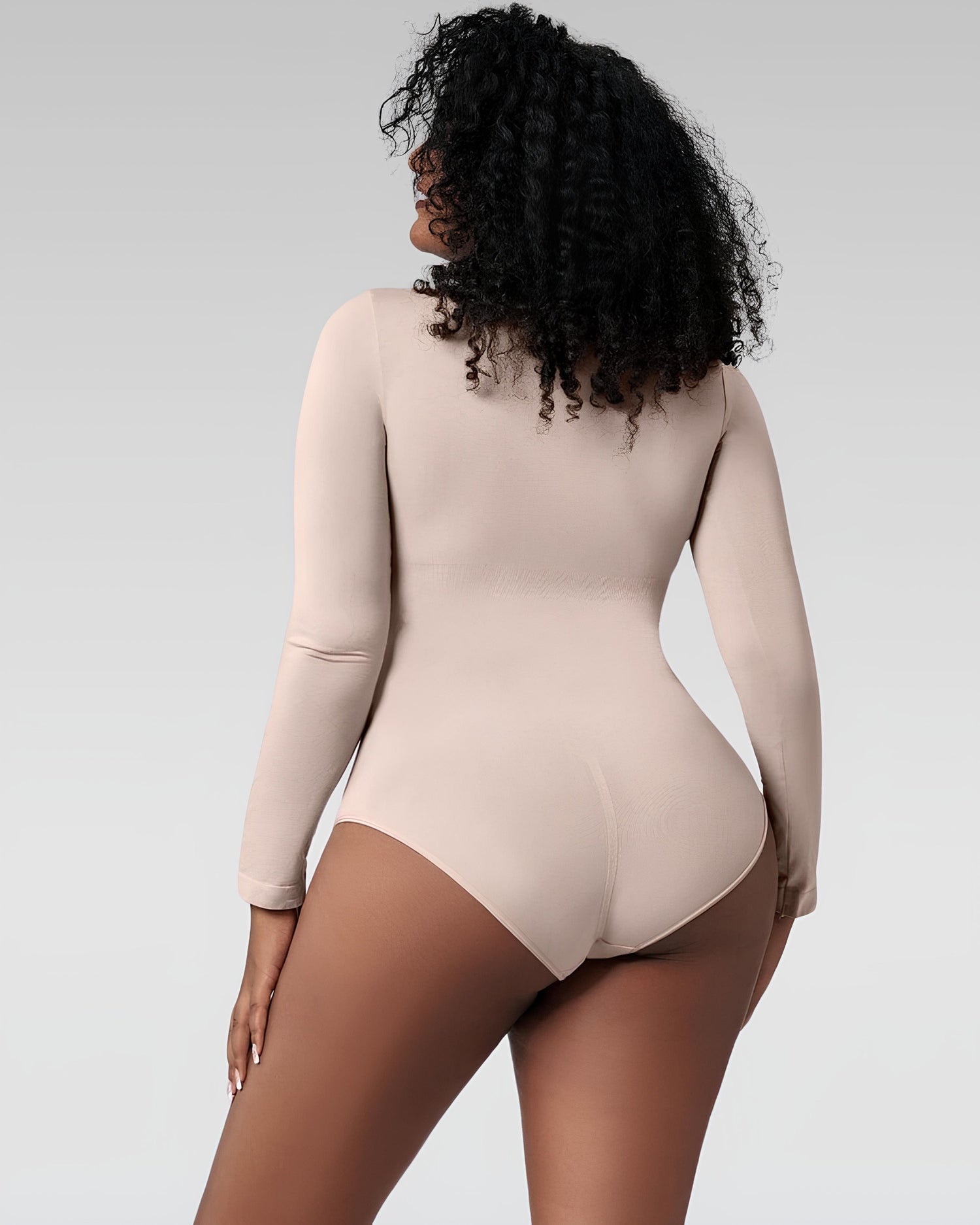 Long sleeve sculpting bodysuit