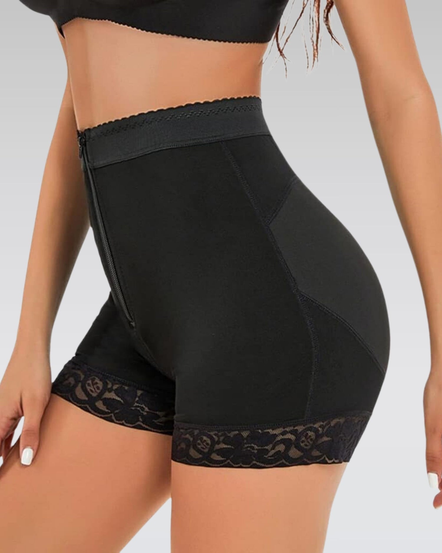 Hook-Front Sculpt Shorts