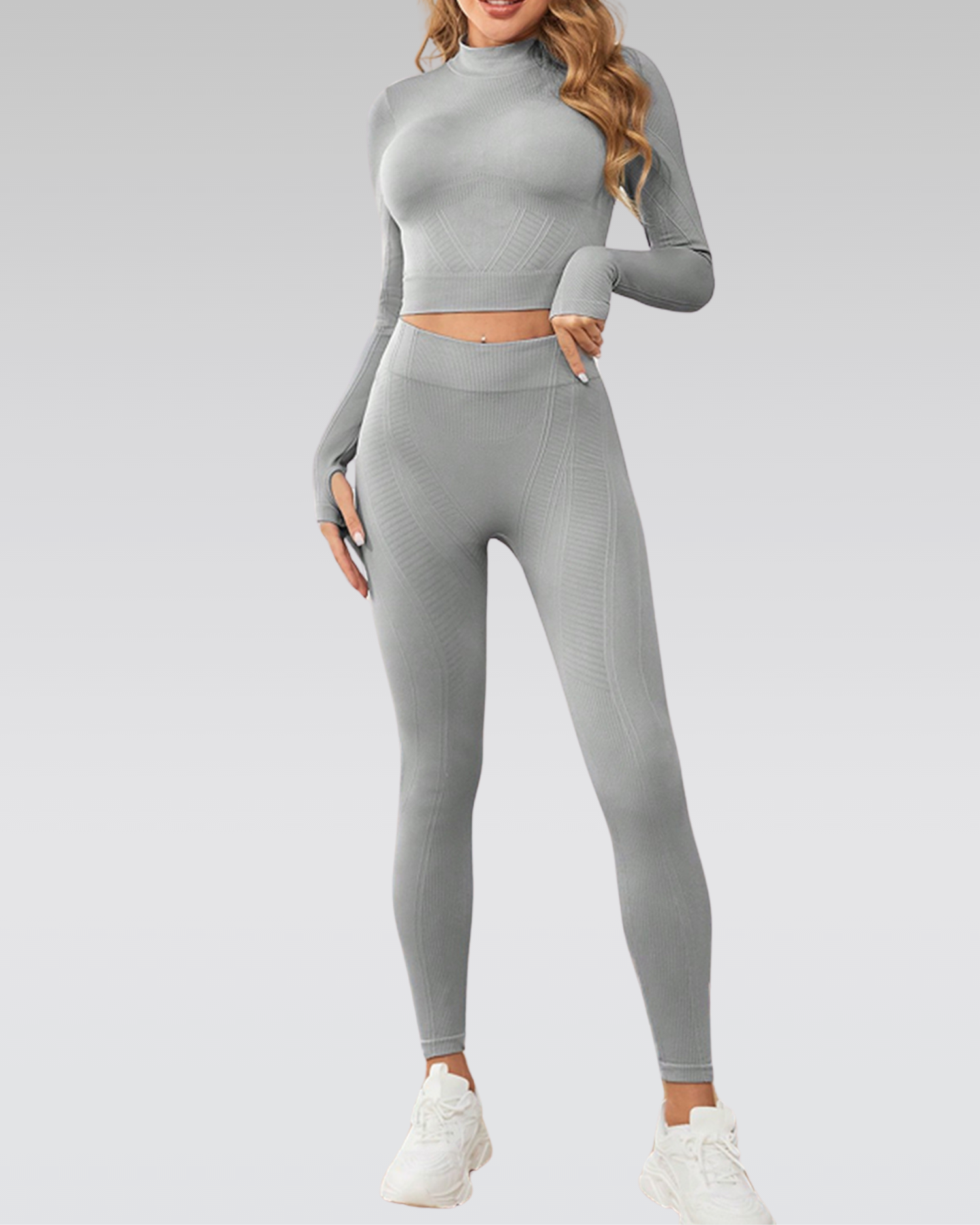 Mock neck active set