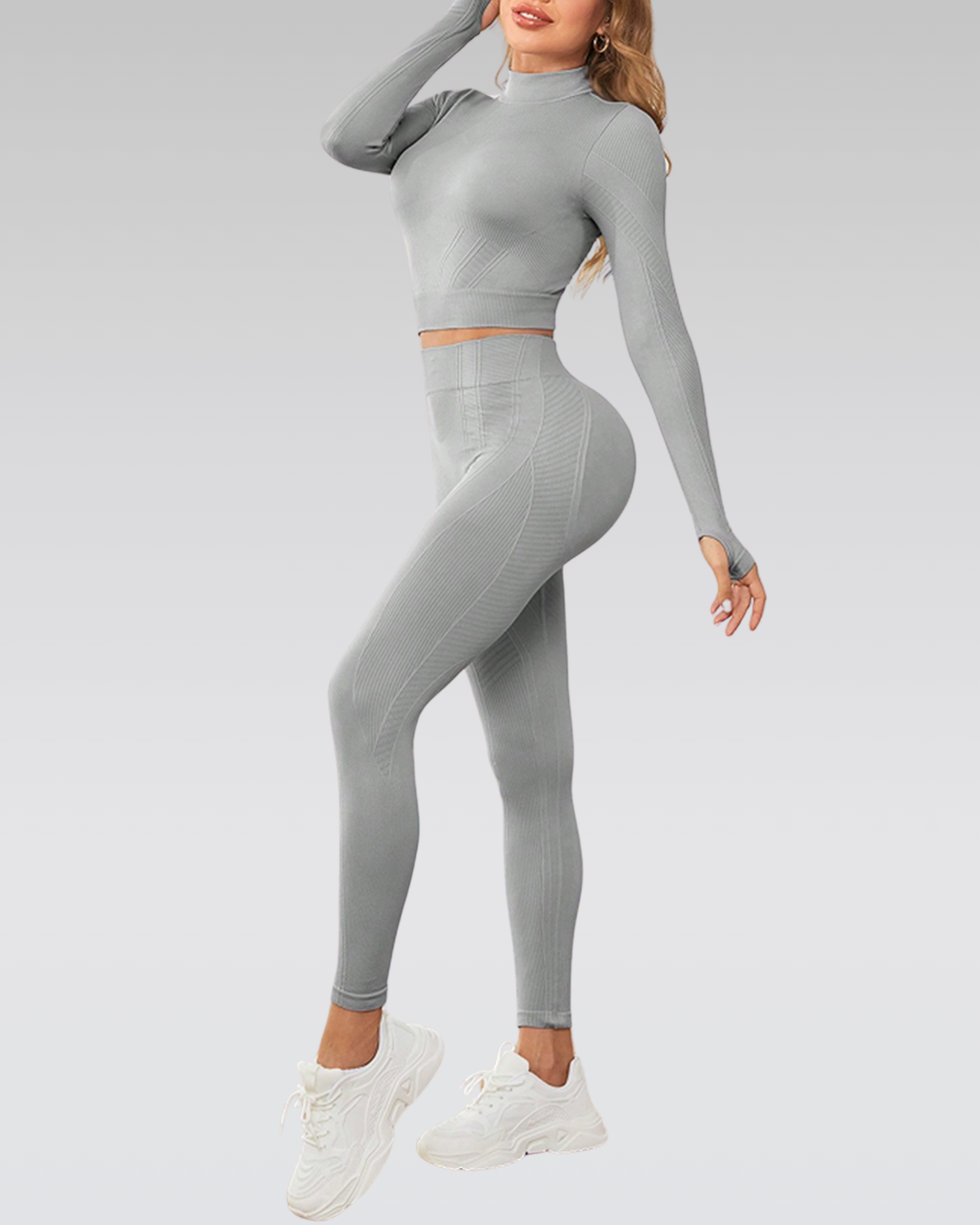 Mock neck active set