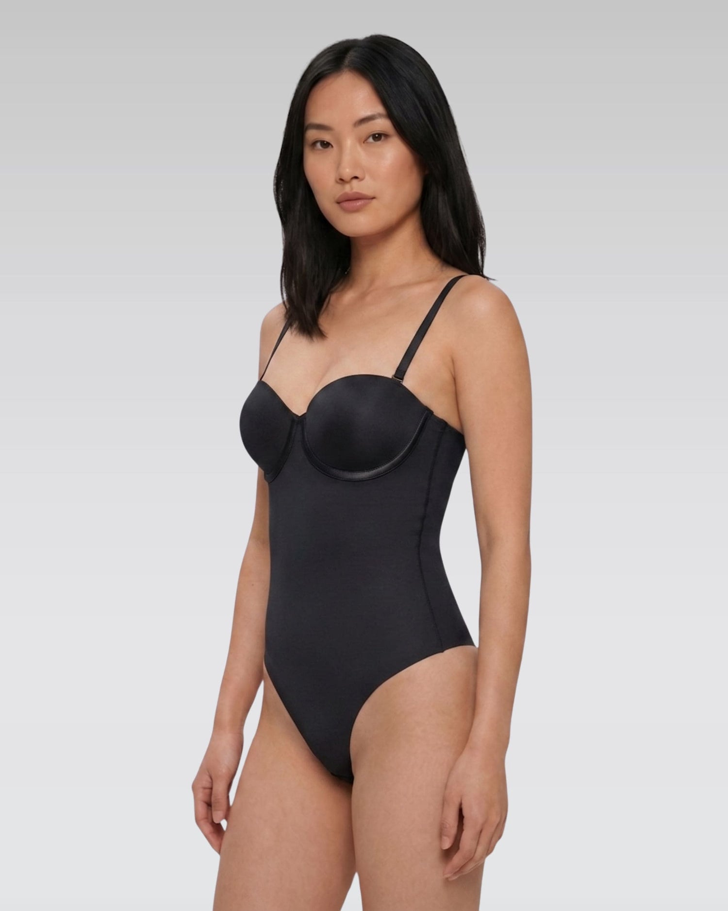 Soft Sculpt Lace-Up Bodysuit