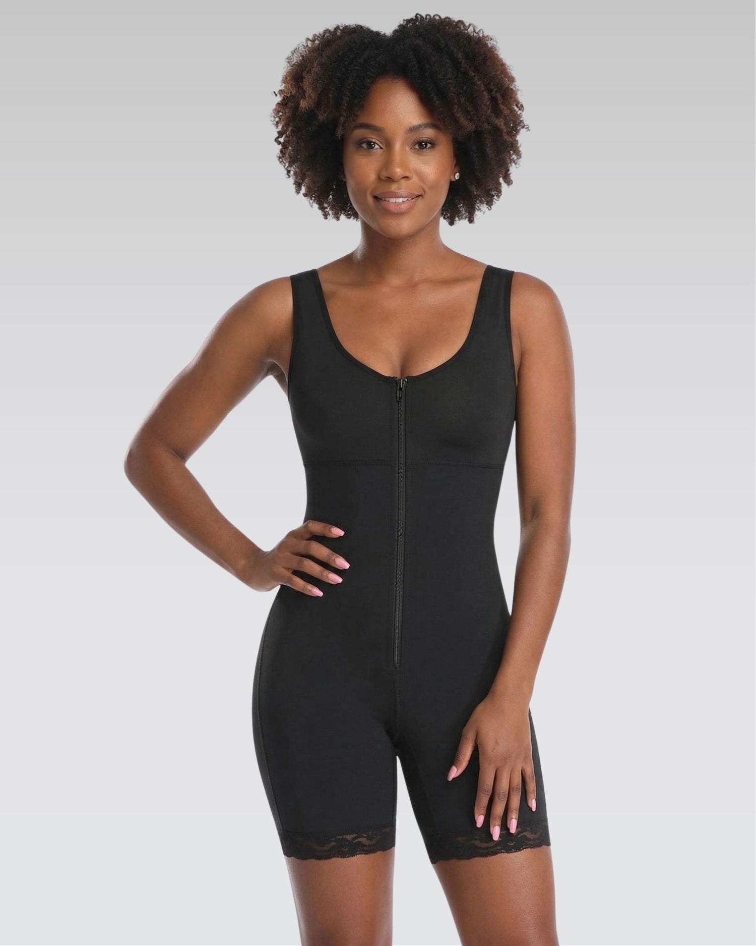 Sculpt zip bodysuit