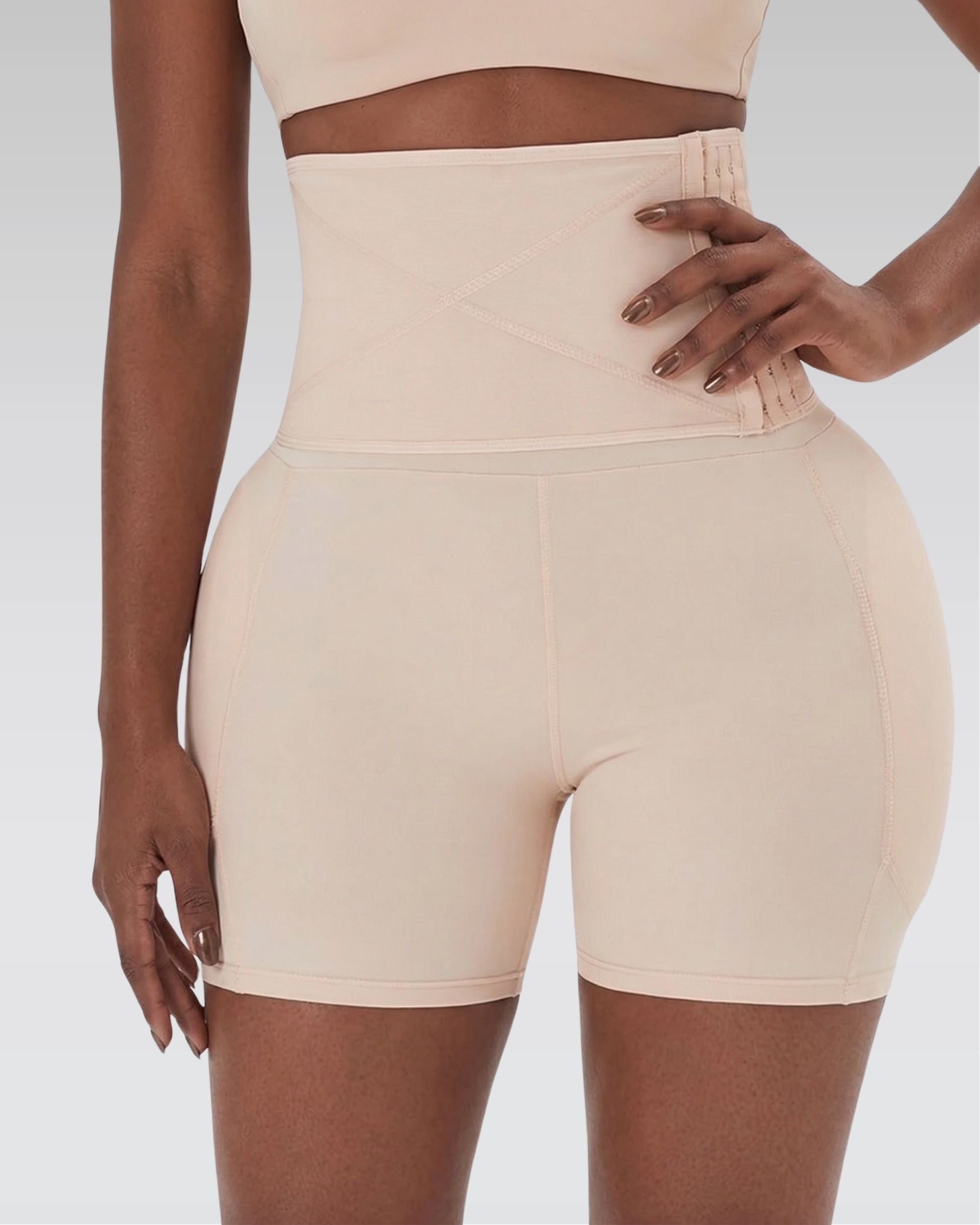 Hook and eye Shaping Shorts