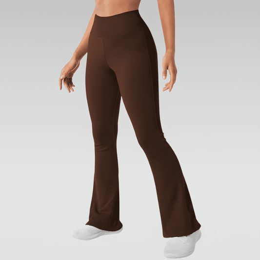 Ribbed flare legging