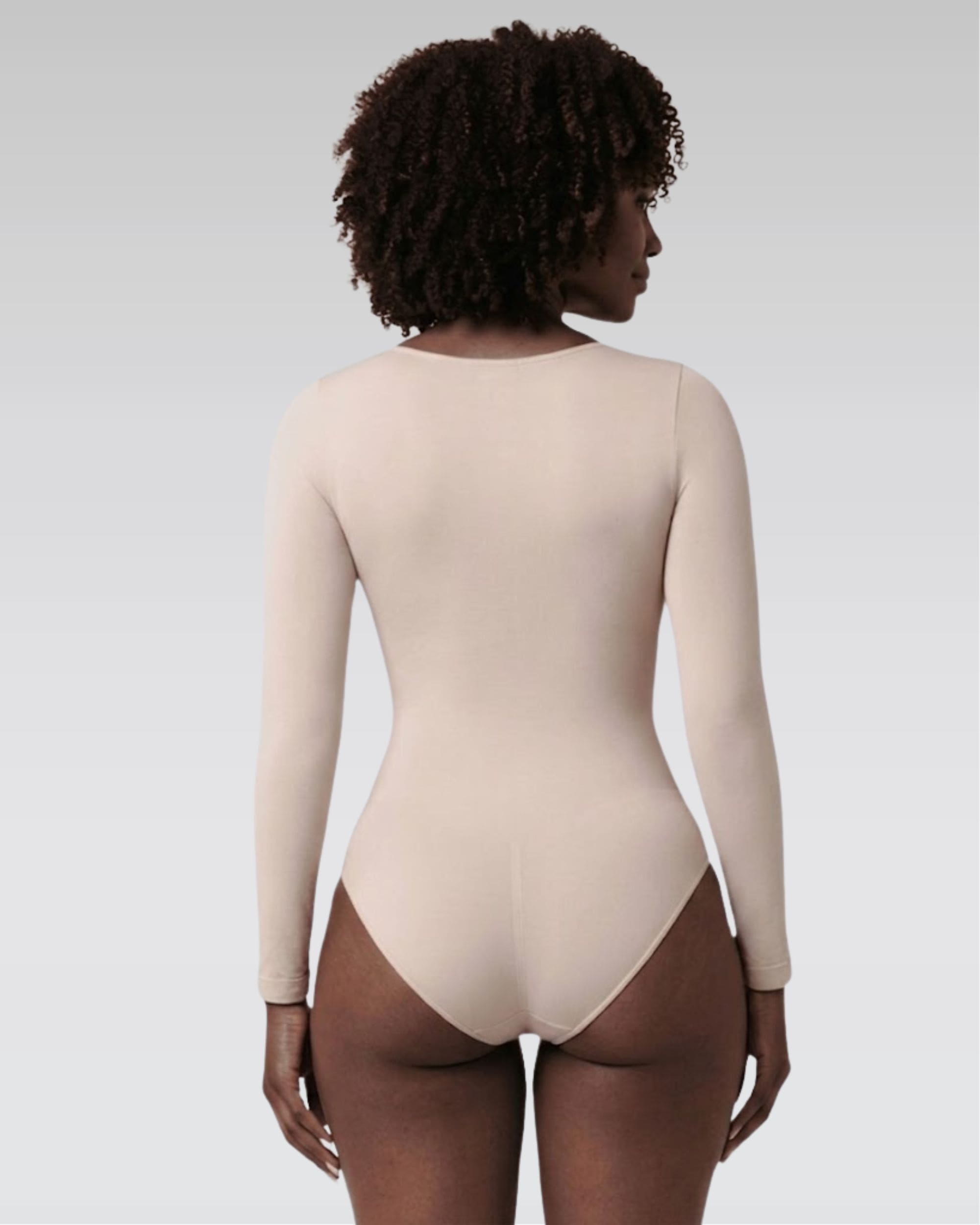 Long sleeve sculpting bodysuit