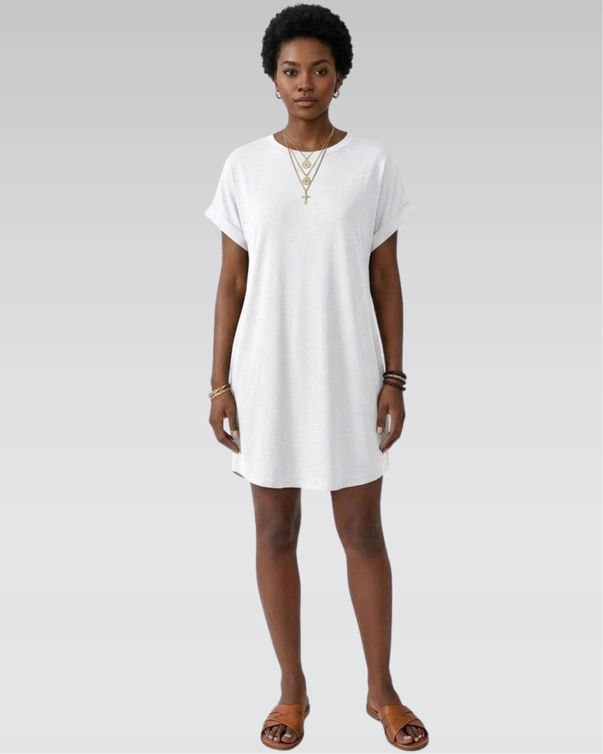 Mini vestido camiseta Relaxe