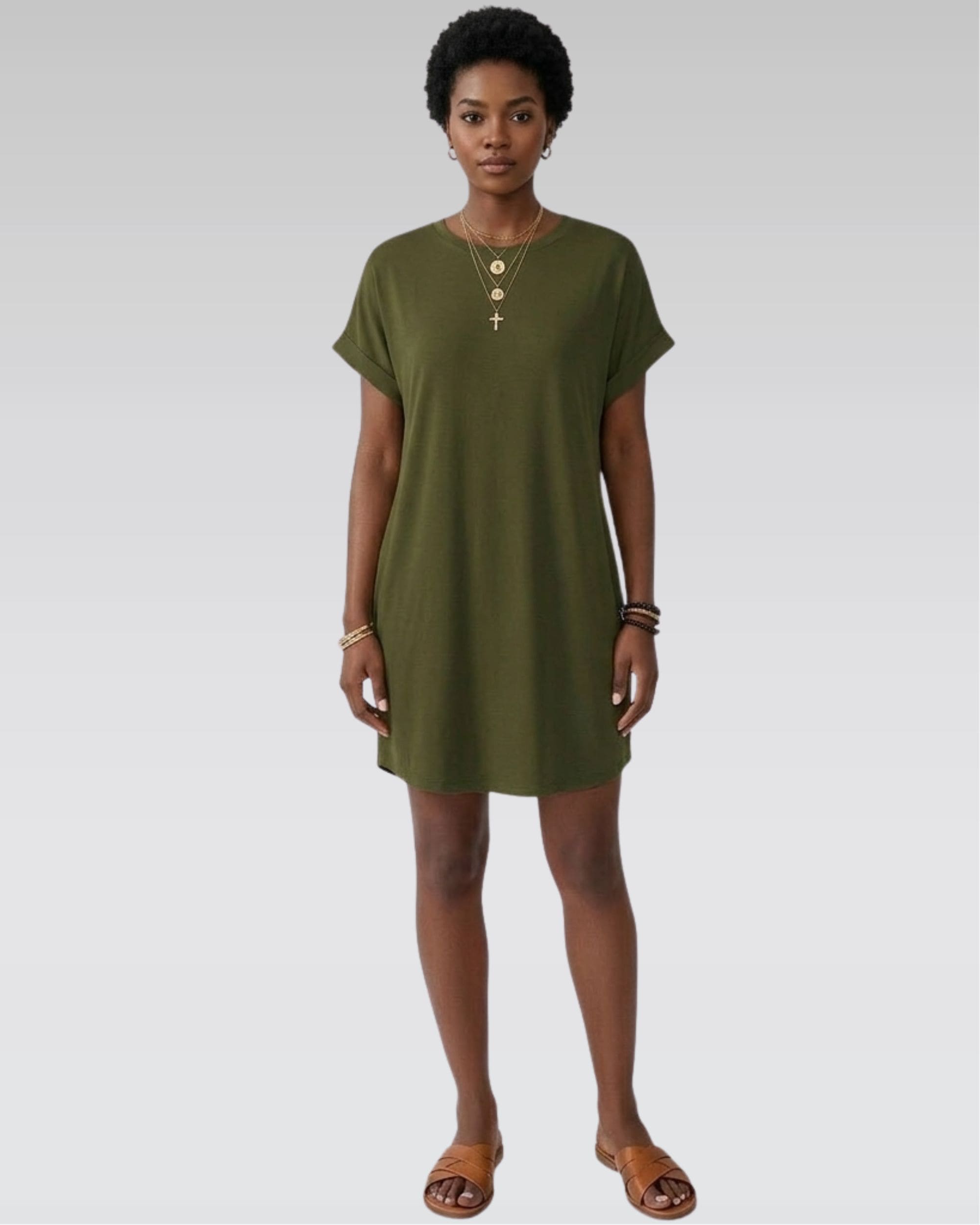 Mini vestido camiseta Relaxe
