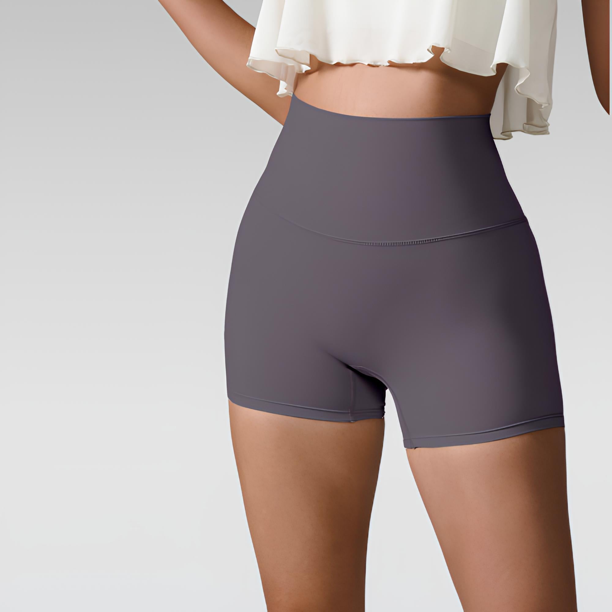 High waist active shorts