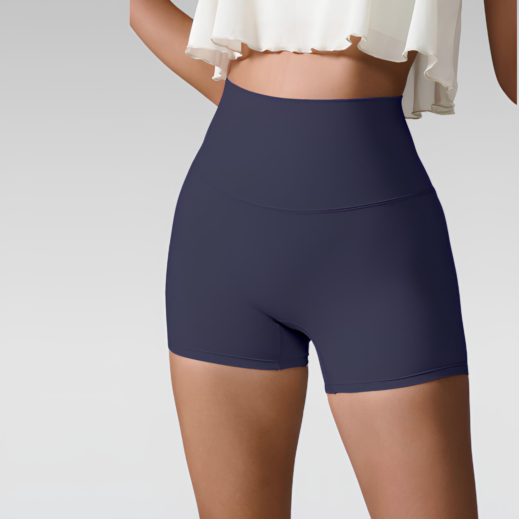 High waist active shorts