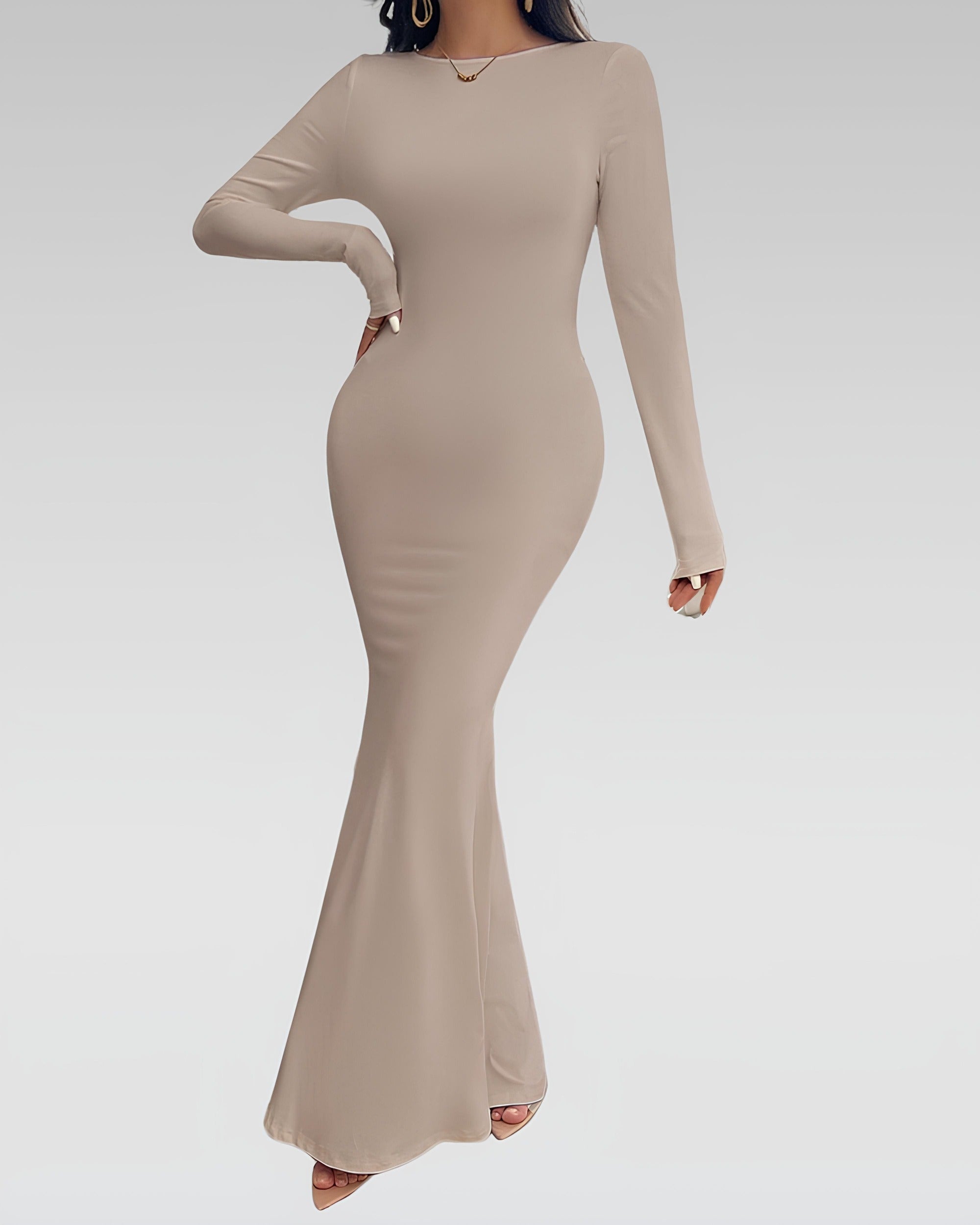 Contour long dress