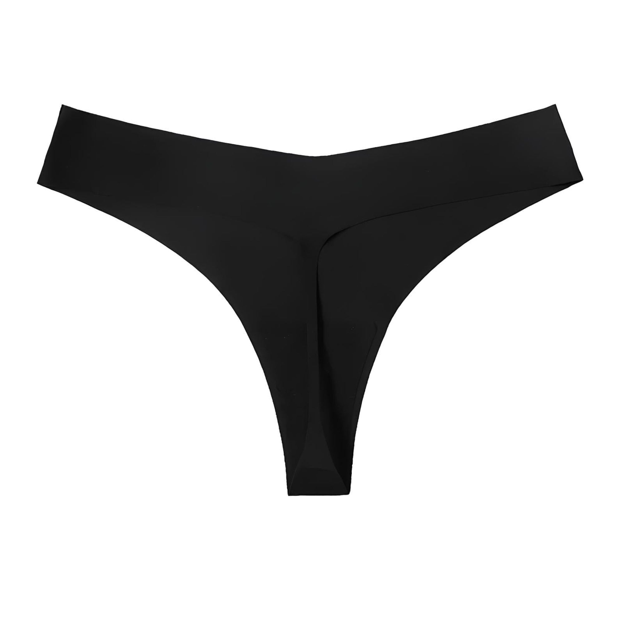 Ultra-thin seamless thong