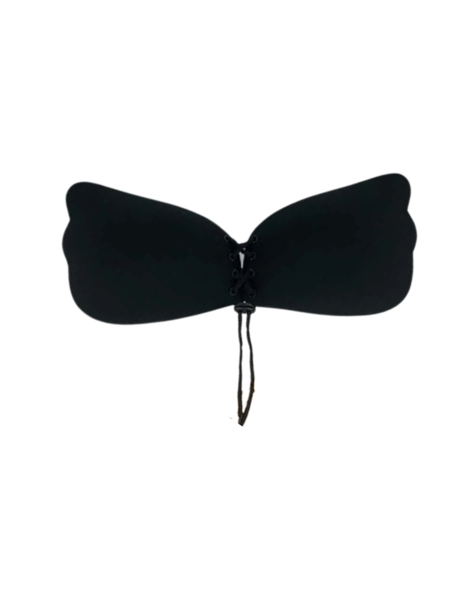 Lace-up invisible push-up bra