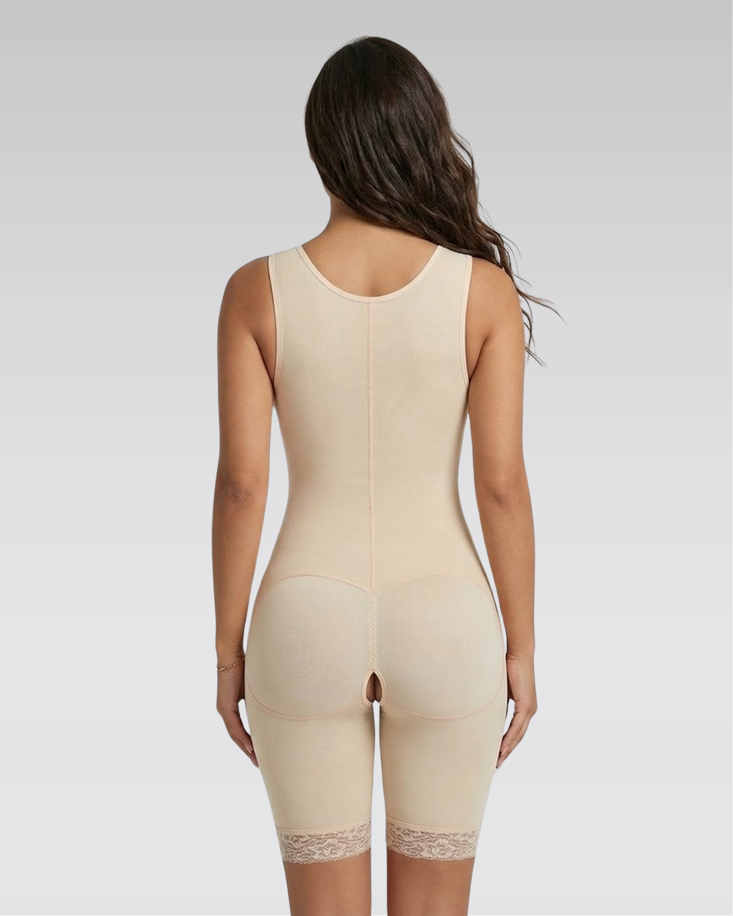 Zip-front sculpt bodysuit