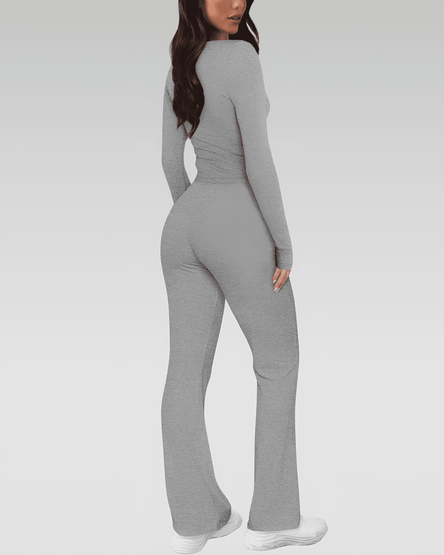 V-Neck long sleeve set