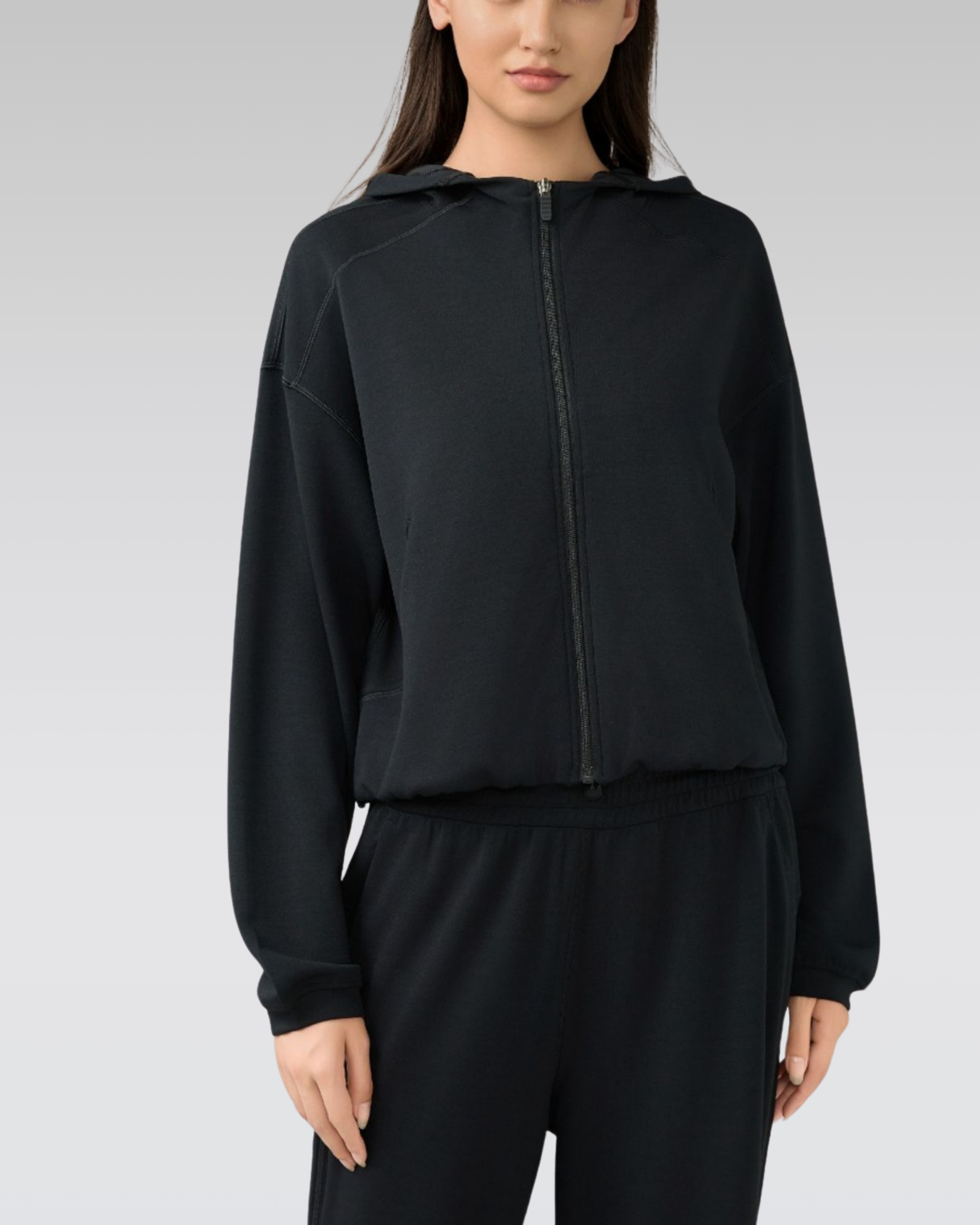 Essential zip hoodie