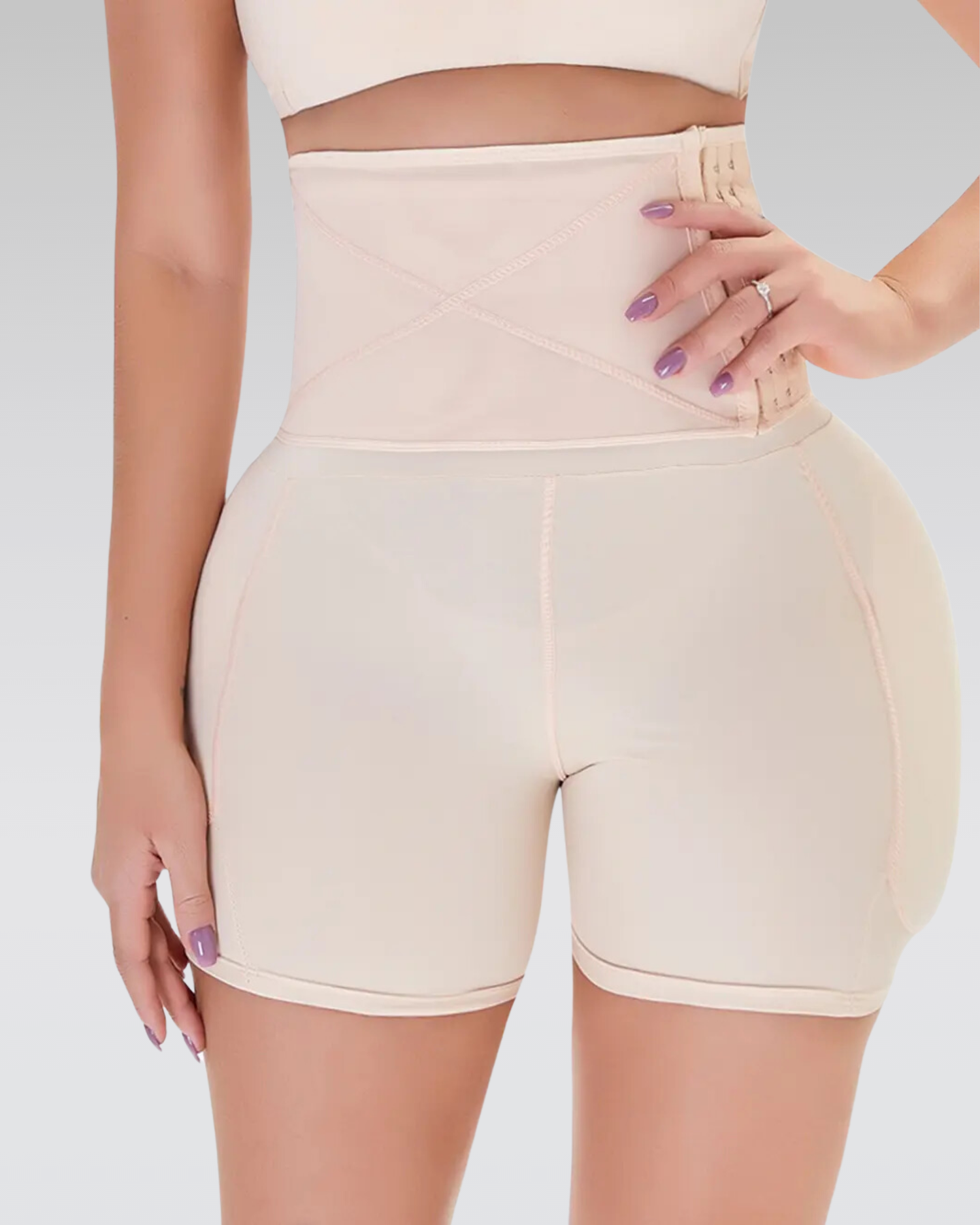 Hook and eye Shaping Shorts