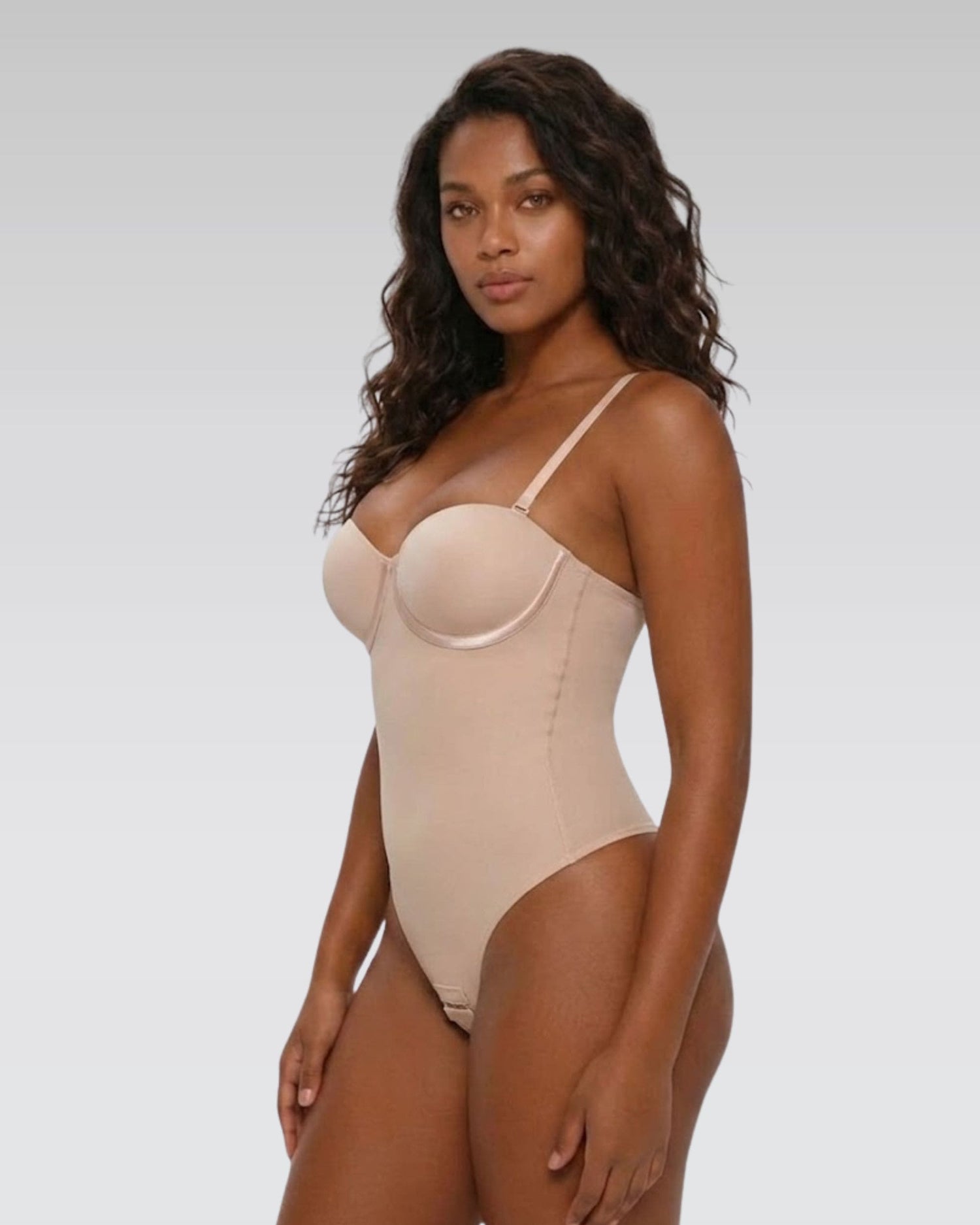 Soft Sculpt Lace-Up Bodysuit