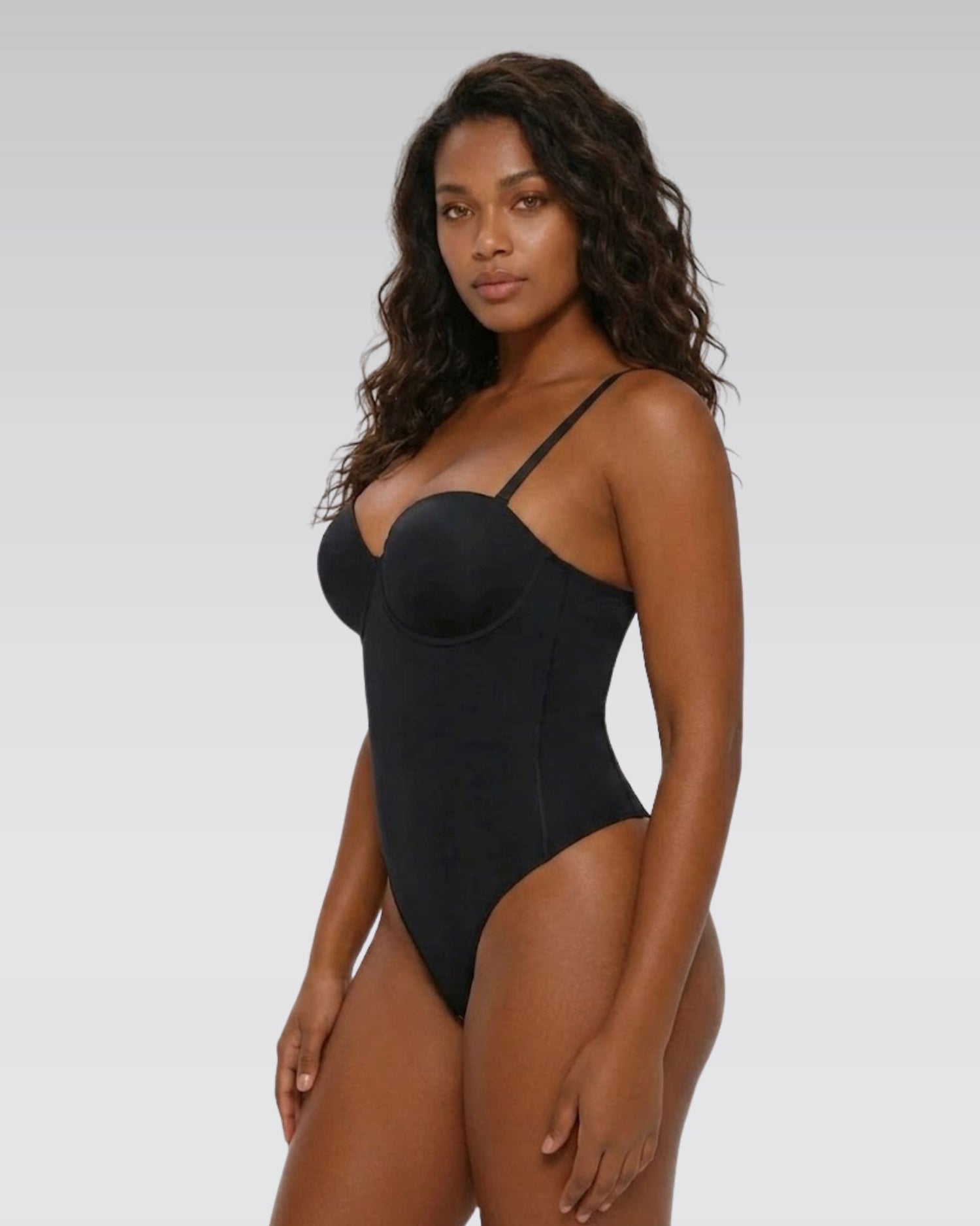 Soft Sculpt Lace-Up Bodysuit